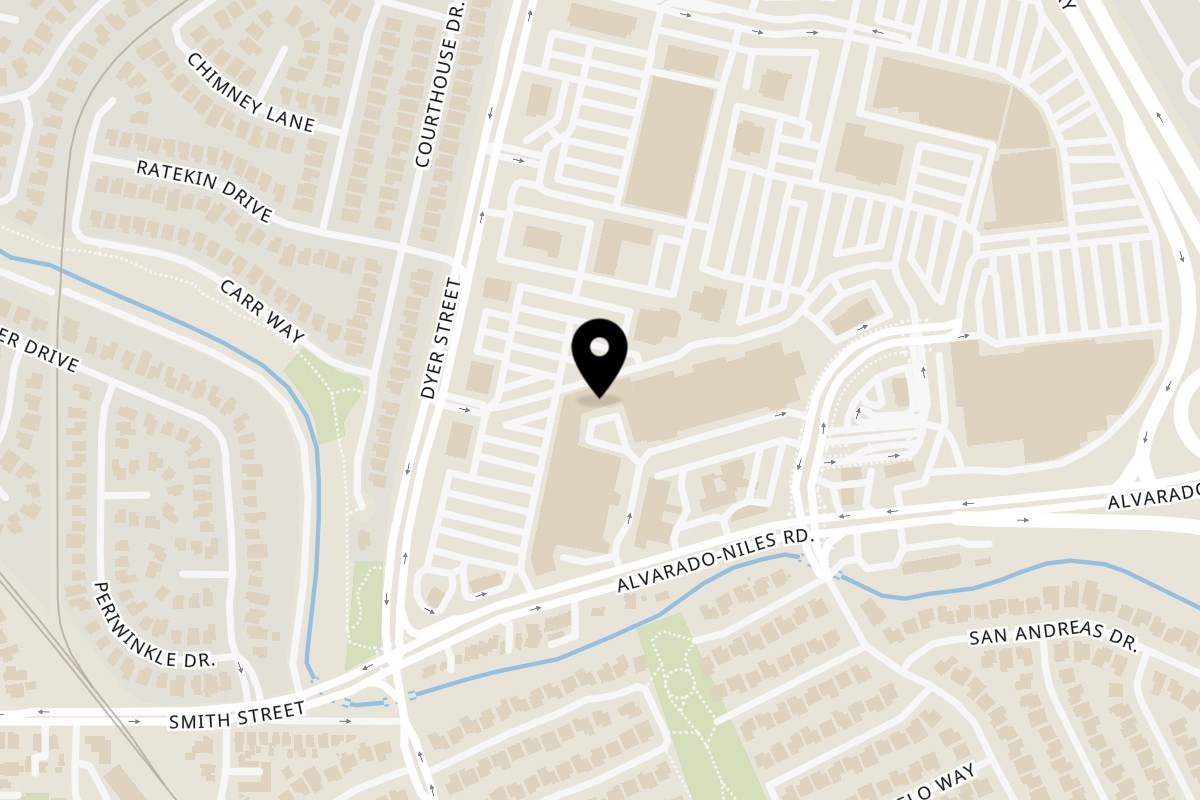 Map showing the location of Pacific PourHouse on 32216 Dyer St in Union City